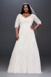 Draped Lace A-Line Plus Size Wedding Dress Collection 9WG3896