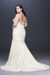 Beaded Satin Mermaid Plus Size Wedding Dress Collection 9WG3962