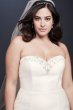 Beaded Satin Mermaid Plus Size Wedding Dress Collection 9WG3962