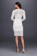 Illusion Jersey Sheath Dress with Side Details Ali and Jay AJ325