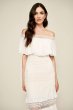 Alexia Tiered Lace Off-the-Shoulder Wedding Dress AVF17395LBR