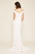 Joliet Ruffle Slit Lace Sheath Wedding Dress BEL18881LBR