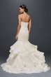 Scroll Lace Trumpet Wedding Dress CWG769