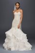 Scroll Lace Trumpet Wedding Dress CWG769