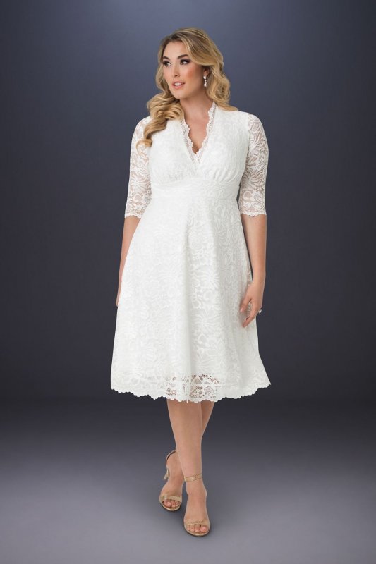 Plus Size Wedding Belle Short Dress DB19150905