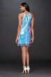 Iridescent Paillette High-Neck Mini Dress Aidan Mattox MN1E203367