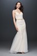 Cross-Back Lace Mermaid Wedding Dress MS251198