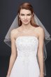 Split Front Wedding Dress with Cap Sleeves Collection NTV9010