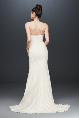 Strapless Satin Draped Skirt A-Line Wedding Dress OP1343