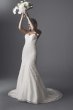 Beaded Lace Strapless Tulle Mermaid Wedding Dress SWG810