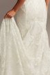 Beaded Brocade Embellished Mermaid Wedding Dress SWG835
