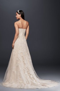 Strapless High Low Lace Wedding Dress Collection OP1253