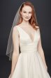Satin Cummerbund Ball Gown Wedding Dress Collection V3848