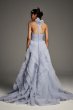 Tiered Organza T-Back Ball Gown Wedding Dress VW351441