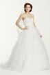 Strapless Tiered Tulle Wedding Dress Jewel WG3722