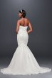 Metallic-Beaded Lace Trumpet Wedding Dress Jewel WG3839