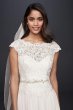 Illusion Lace and Chiffon A-Line Wedding Dress Collection WG3851