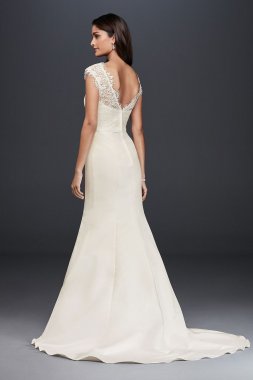 Illusion Lace and Satin Mermaid Wedding Dress Collection WG3855