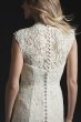 Allover Lace Cap Sleeve Sheath Wedding Dress Collection WG3910