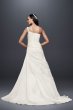 Draped Satin One-Shoulder A-Line Wedding Dress Collection WG3917