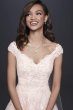Off-the-Shoulder Applique Ball Gown Wedding Dress Collection WG3940