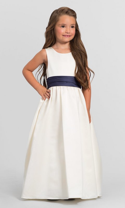 Bustle-Back Flower Girl Dress BJ-F5216