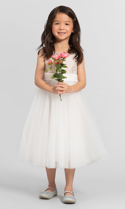 Flower Girl Dress with Floral Sequins BJ-F6017