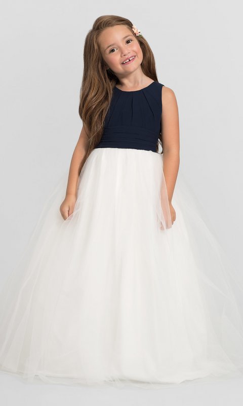 Long A-Line Flower Girl Dress BLF-F-116501