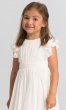 Girl Ivory Flutter-Sleeve Flower Girl Dress DG-FL4038