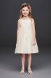 As-Is Short Appliqued Tulle Flower Girl Dress AI17200264