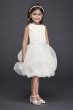 Organza Bubble Skirt Flower Girl Dress CR1391