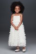 Tiered Tulle Ruffle Skirt Flower Girl Dress CR1401