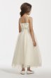 Flower Girl Lace and Tulle Spaghetti Strap Dress H1173