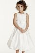 Satin Tank Bubble Dress with Flower Detail KP1311