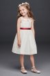 Sleeveless Knee Length Flower Girl Dress OP226