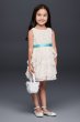 Rosette Flower Girl Dress with Ruffled Skirt OP242