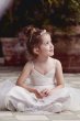 High-Low Tulle Flower Girl Dress with Crystal Belt OP252