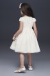 Lace Bodice Cap Sleeve Flower Girl Dress OP259