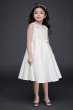 Lace and Satin Flower Girl Dress with Bow Sash OP260