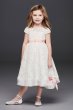 Lace Flower Girl Ball Gown with Illusion Sleeves RK1381