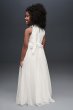 Maxi Mikado Flower Girl Ball Gown with Pearls SC319D02QL9K