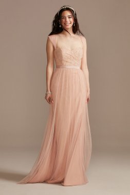 Floral Lace Halter Sheath Plus Size Wedding Gown 9WG4055