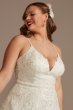 Lace Applique Tulle Tall Plus Wedding Dress 4XL8CWG905