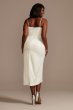 Hand-Pleated Spaghetti Strap Plus Size Slip Dress 9SDWG0935