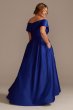 Sweetheart Off-the-Shoulder Satin Ball Gown WBM2413W