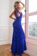 Light Blue One Shoulder Sequins Prom Dress E202283164