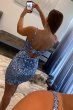 Light Blue Open Back Sequins Tight Homecoming Dress E202283012