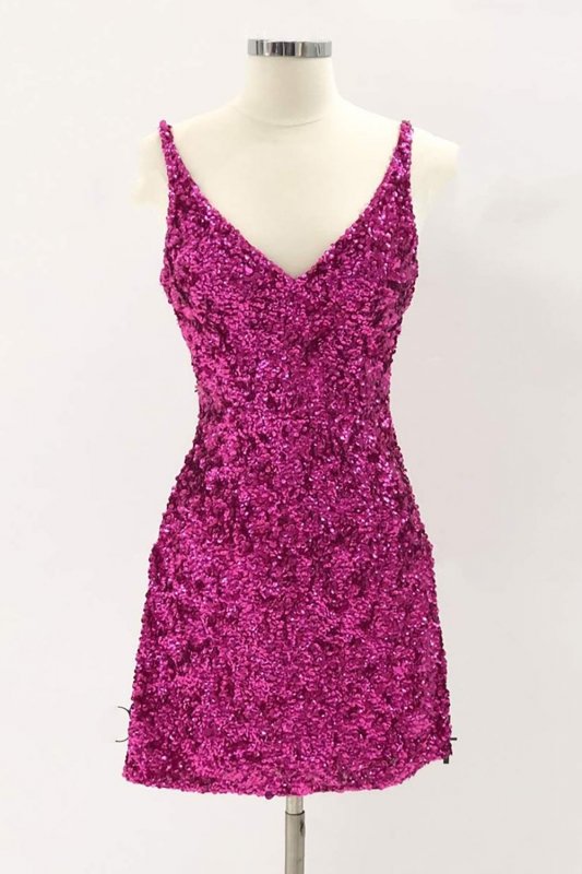 Sequins Bodycon Tight Cocktail Dress E202283014