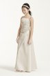 Long Satin Ball Gown with Side Ruching JB1675