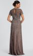 Short-Sleeve Long Sequin MOB Dress AP-091904940-L